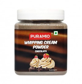 Puramio Whipping Cream Powder Chocolate   Plastic Jar  250 grams